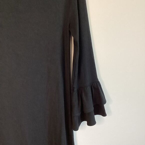 White House Black Market Black Bell Sleeve dress Size XS NWT - Picture 6 of 8